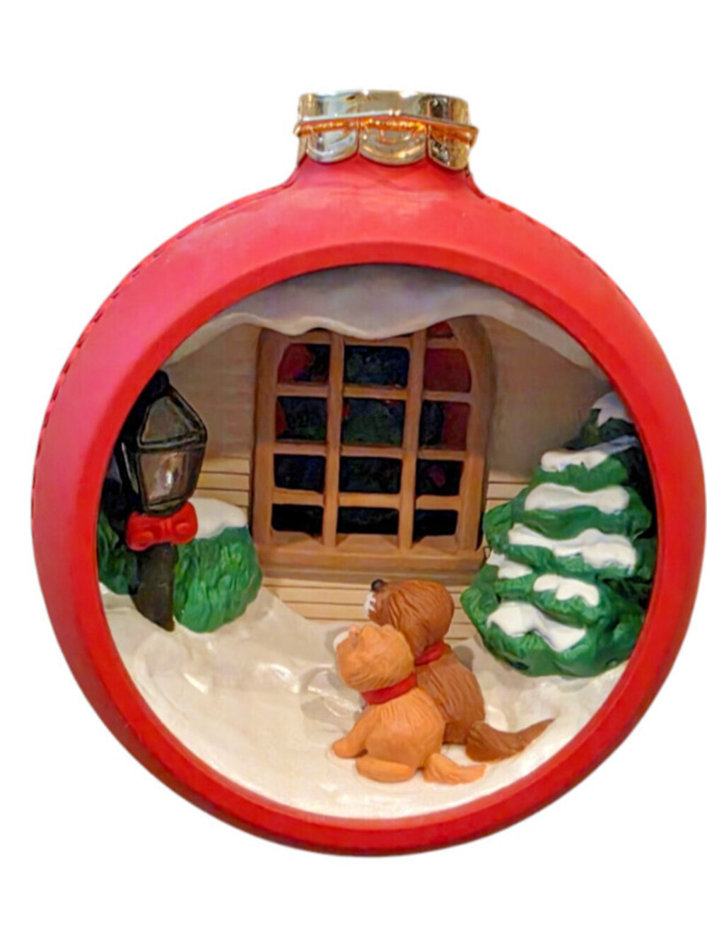 Vintage 1991 Hallmark Keepsake Holiday Glow Magic Light Christmas Ornament